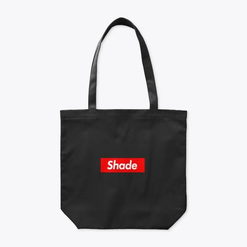 Shade Box Logo Organic Tote (Black)