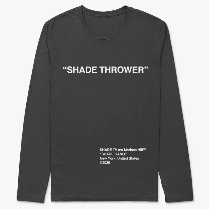 "Shade Thrower" L/S Tee (Dark)